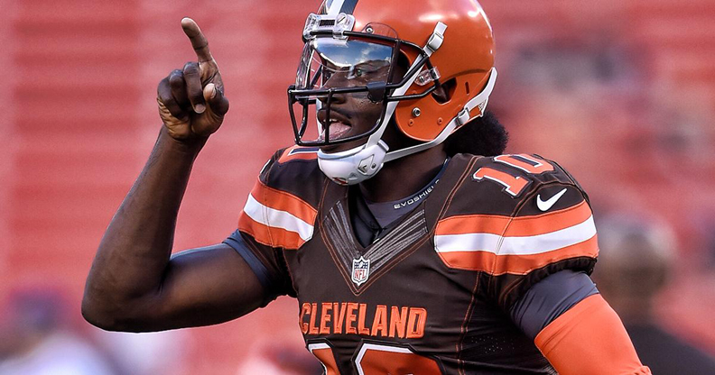 cleveland browns quarterback robert griffin iii