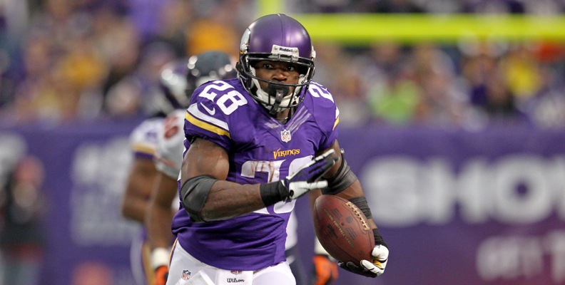 adrian peterson minnesota vikings running back